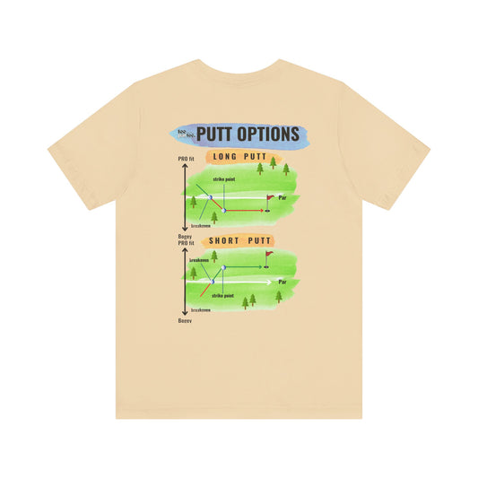 Putt Options- Unisex Jersey Short Sleeve Tee