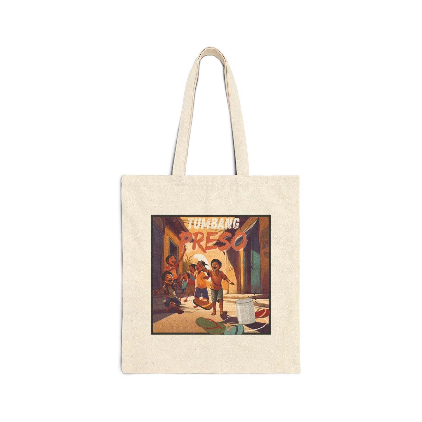 Tumbang Preso- Cotton Canvas Tote Bag