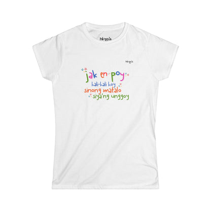 Jak en Poy (Words) Women's Softstyle Tee