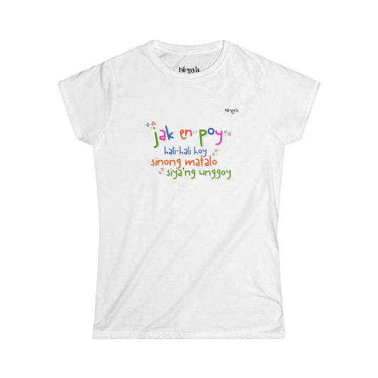 Jak en Poy (Words) Women's Softstyle Tee