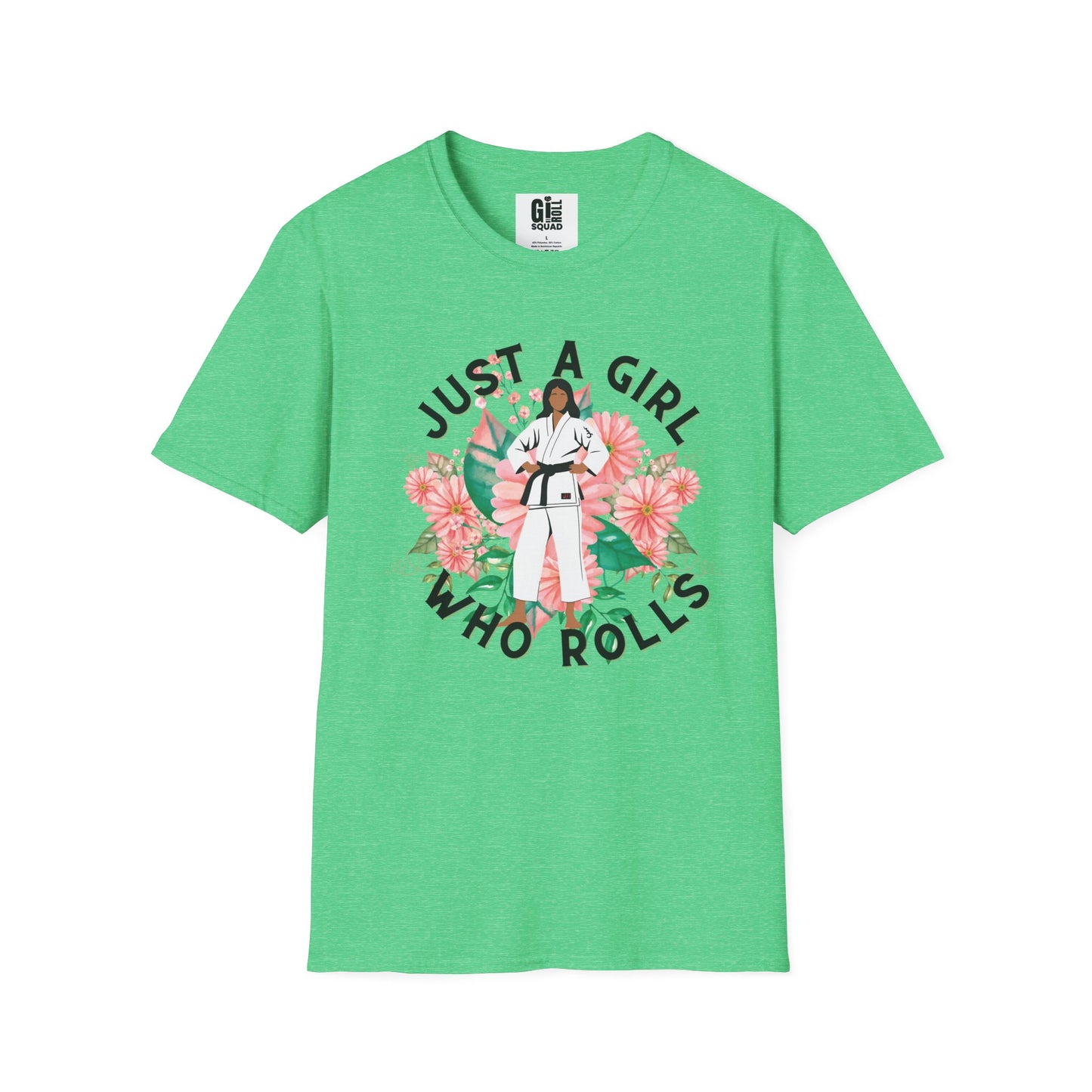 Just A Girl Who Rolls- Unisex Softstyle T-Shirt