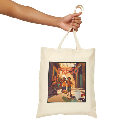 Tumbang Preso- Cotton Canvas Tote Bag