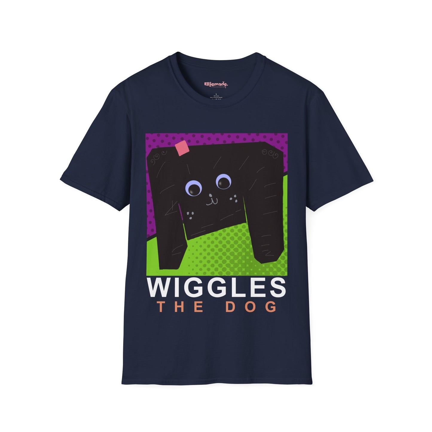 Wiggles the Dog- Unisex Softstyle T-Shirt