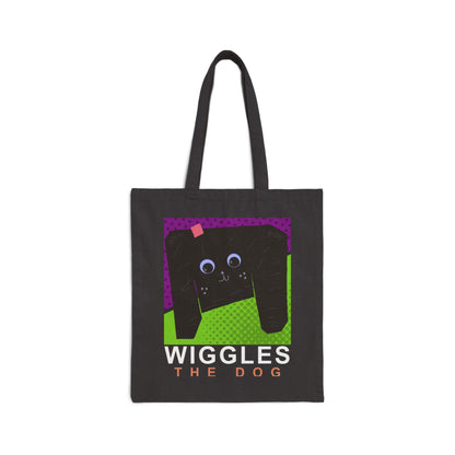 Wiggles the Dog- Canvas Tote Bag