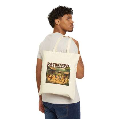 Patintero- Cotton Canvas Tote Bag