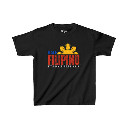 Half Filipino- Kids Filipino Heritage Shirt