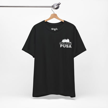 Saling Pusa BlackT-Shirt - Filipino Childhood Unisex Shirt