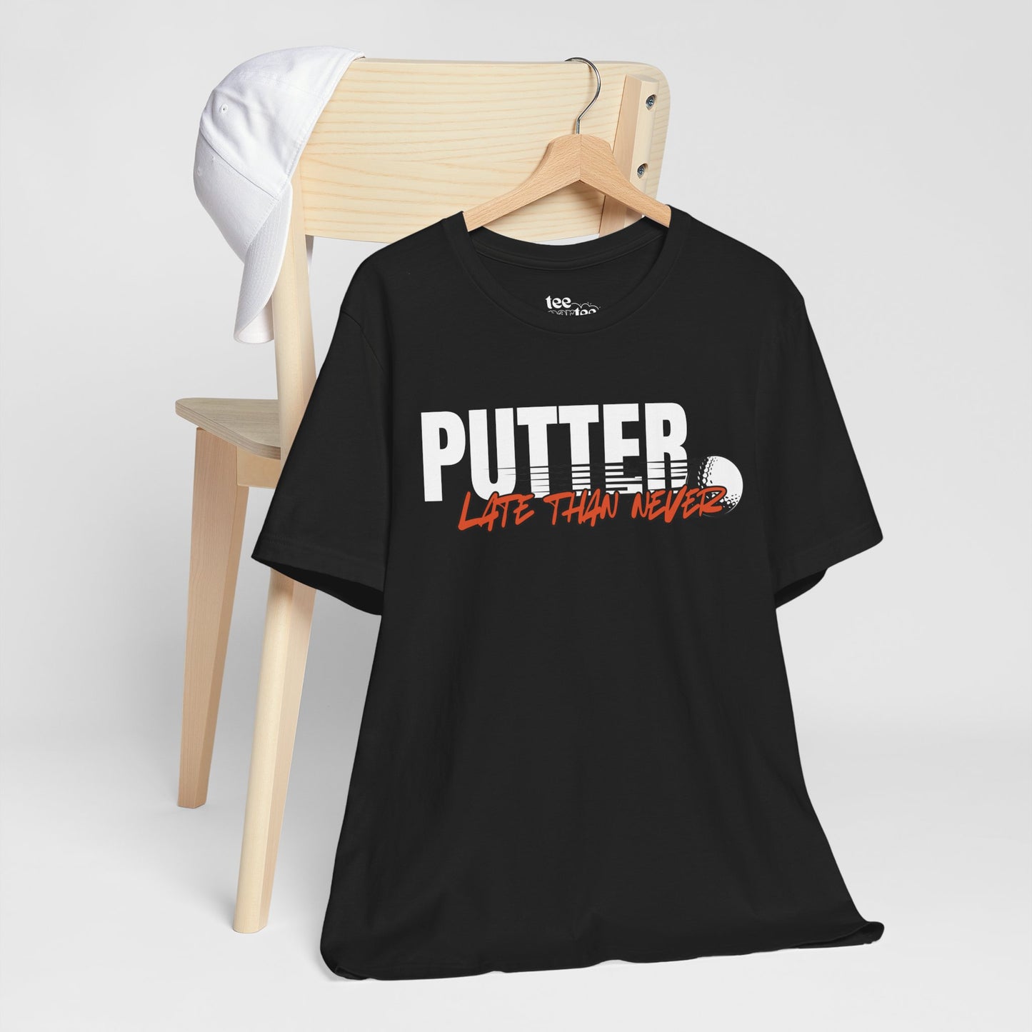 Putter Late than Never- Unisex Jersey Short Sleeve Shirt