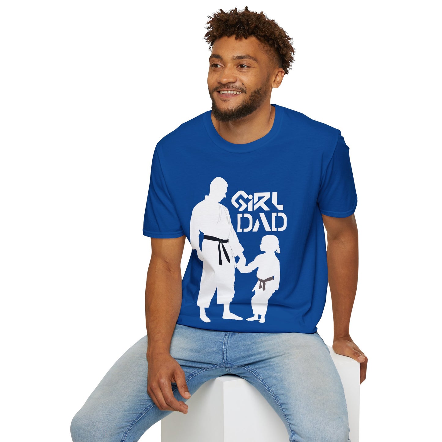 Jiu-Jitsu Girl Dad - Unisex Softstyle T-Shirt