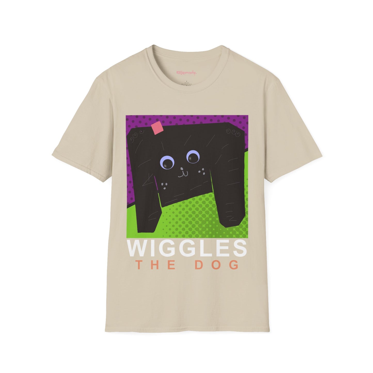 Wiggles the Dog- Unisex Softstyle T-Shirt