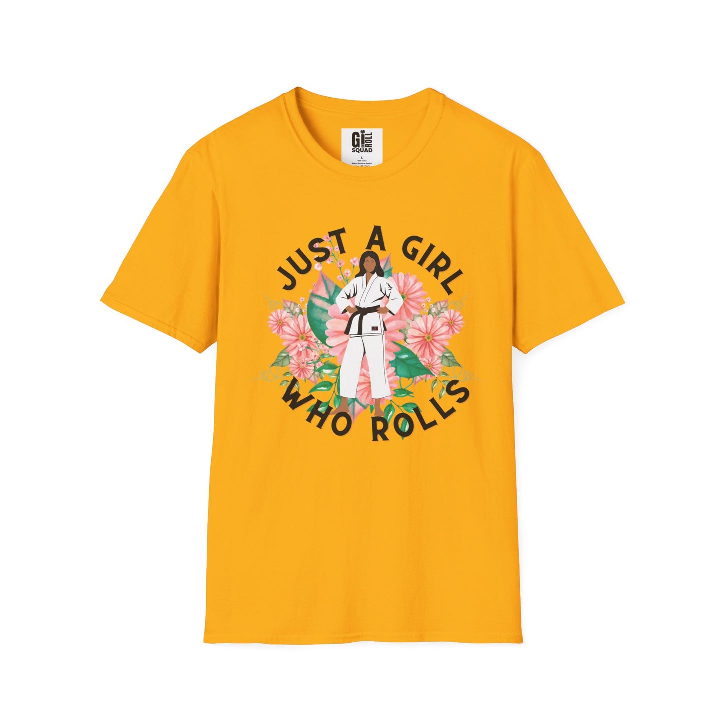 Just A Girl Who Rolls- Unisex Softstyle T-Shirt