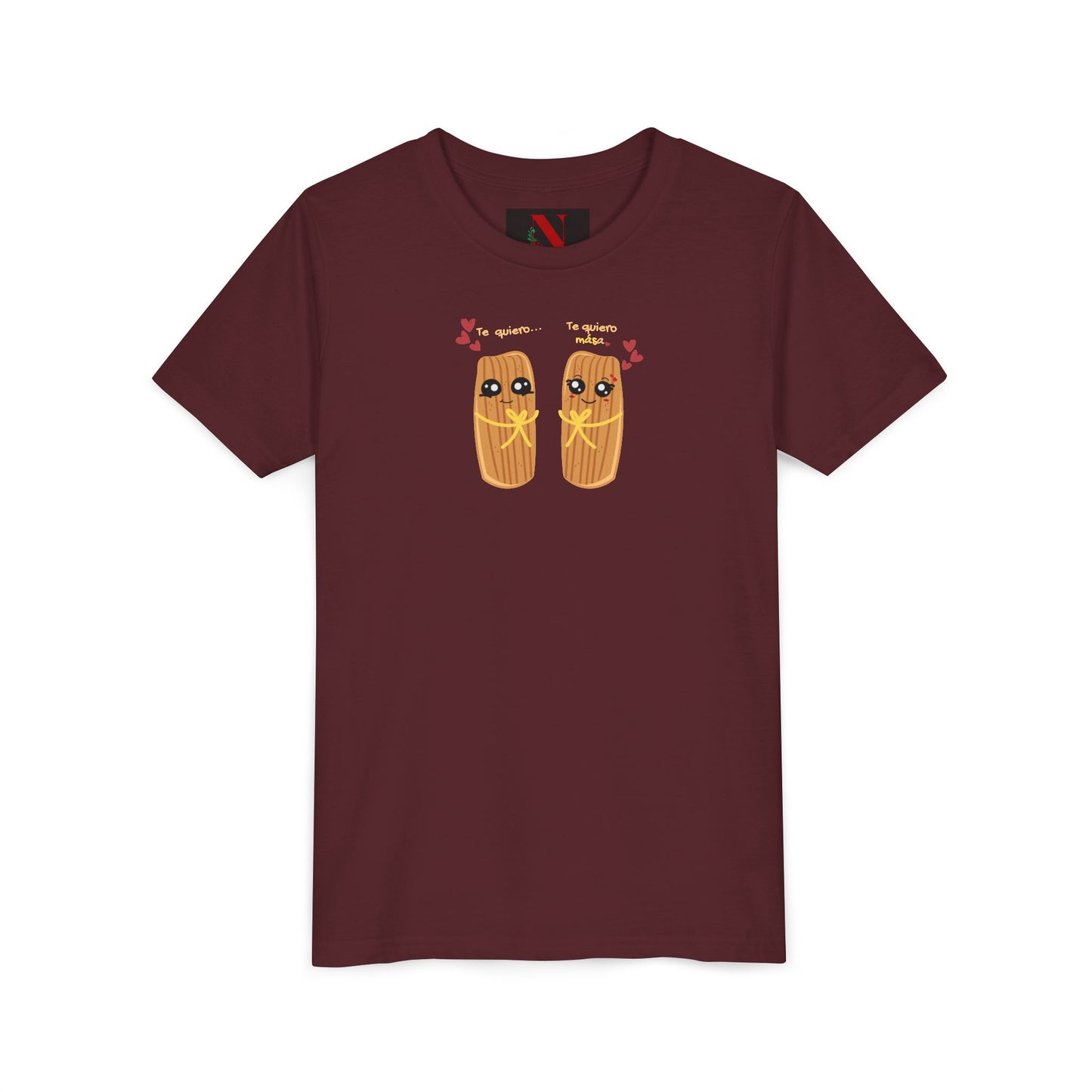 'Te Quiero Mása' Tamales- Unisex Kids Shirt