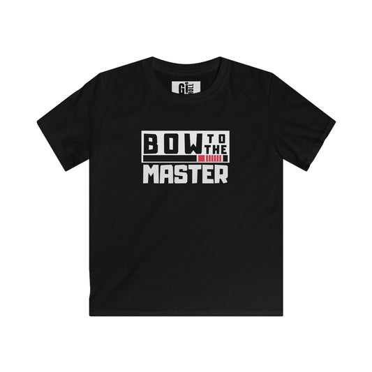 Bow to the Master (Belt) -Kids Softstyle Tee