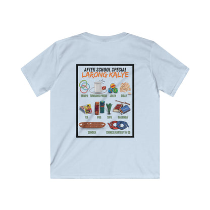 Larong Kalye Kids Tee - Filipino Childhood Nostalgia and Heritage Pride (Kids Unisex soft style shirt)