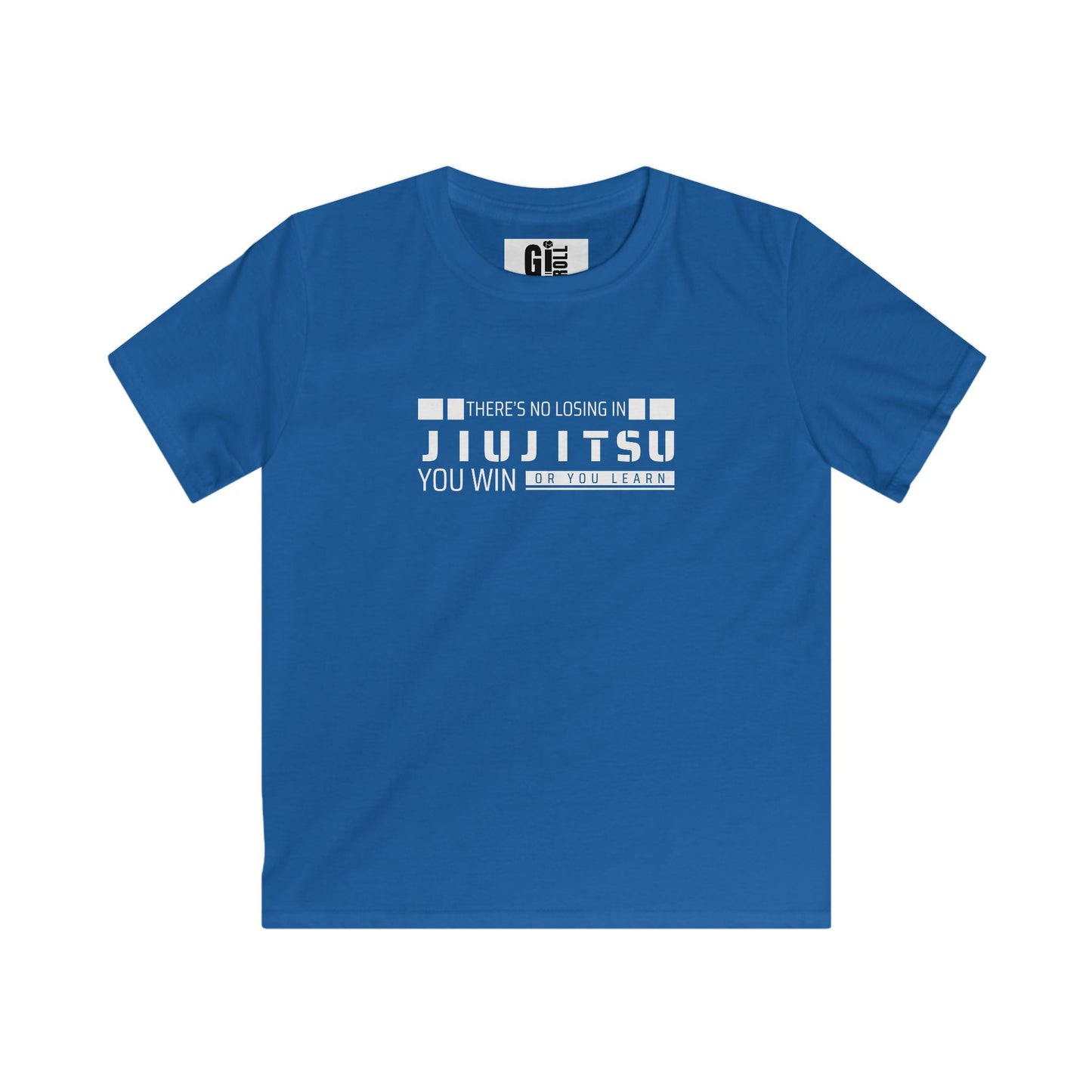 There's No Losing In Jiu-Jitsu -Kids Softstyle Tee