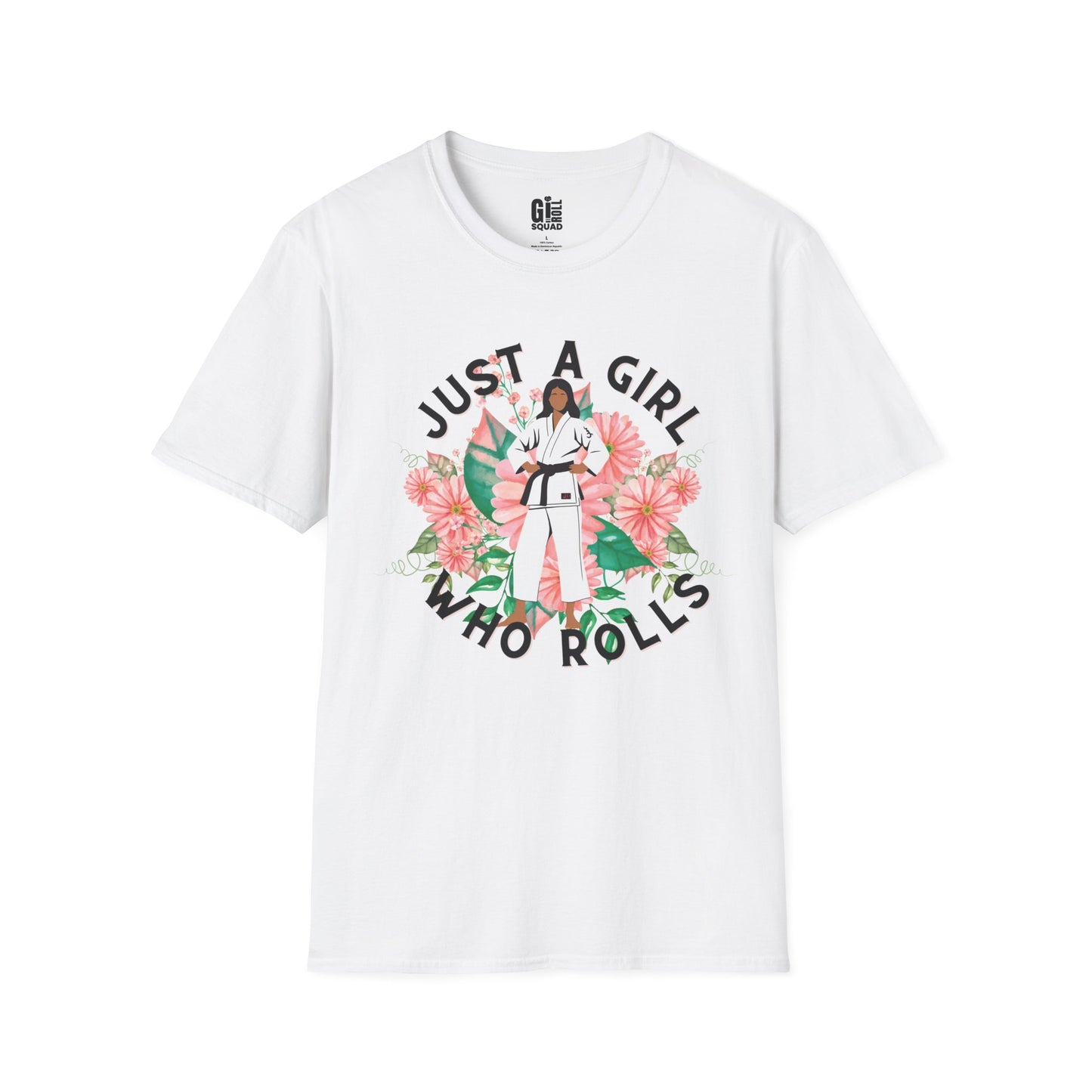 Just A Girl Who Rolls- Unisex Softstyle T-Shirt