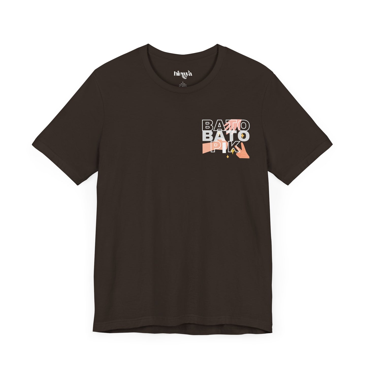 Bato Bato Pik T-Shirt - Minimalist Filipino Game Unisex Shirt