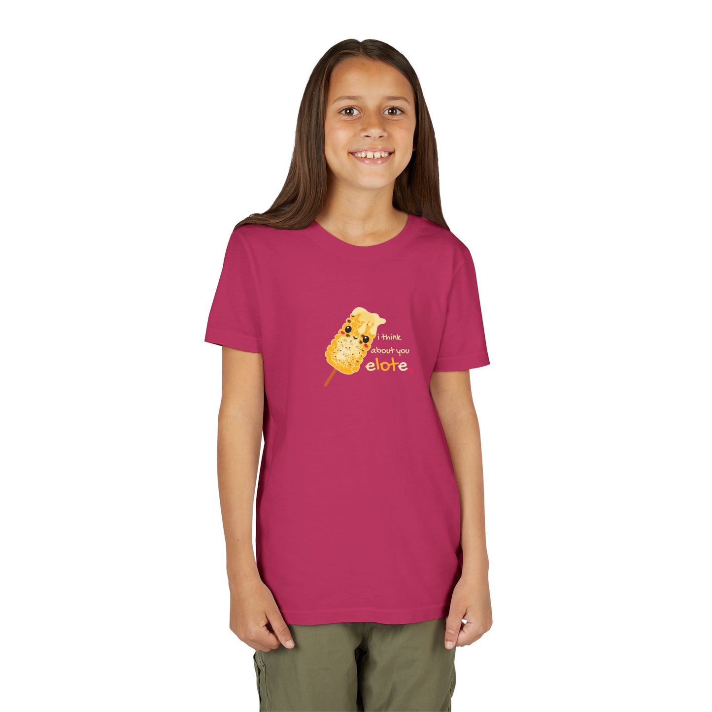 Elote 'I Think About You Elote'- Unisex Kids Shirt