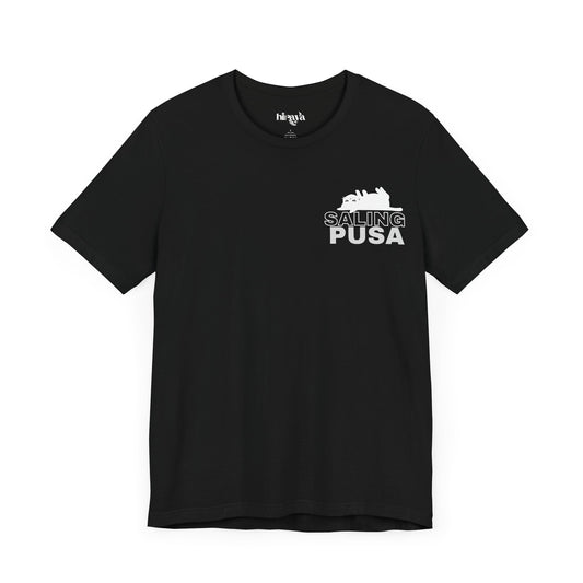 Saling Pusa BlackT-Shirt - Filipino Childhood Unisex Shirt