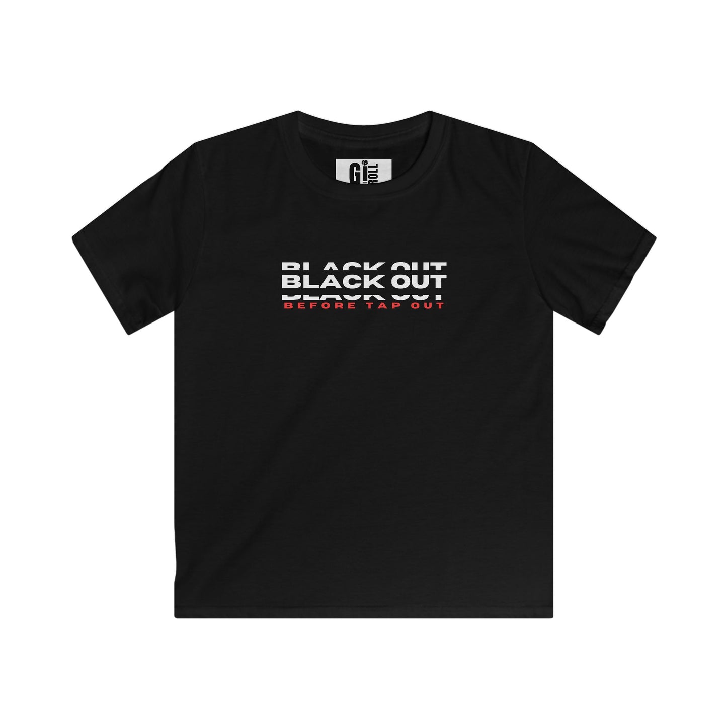 Black Out -Kids Softstyle Tee