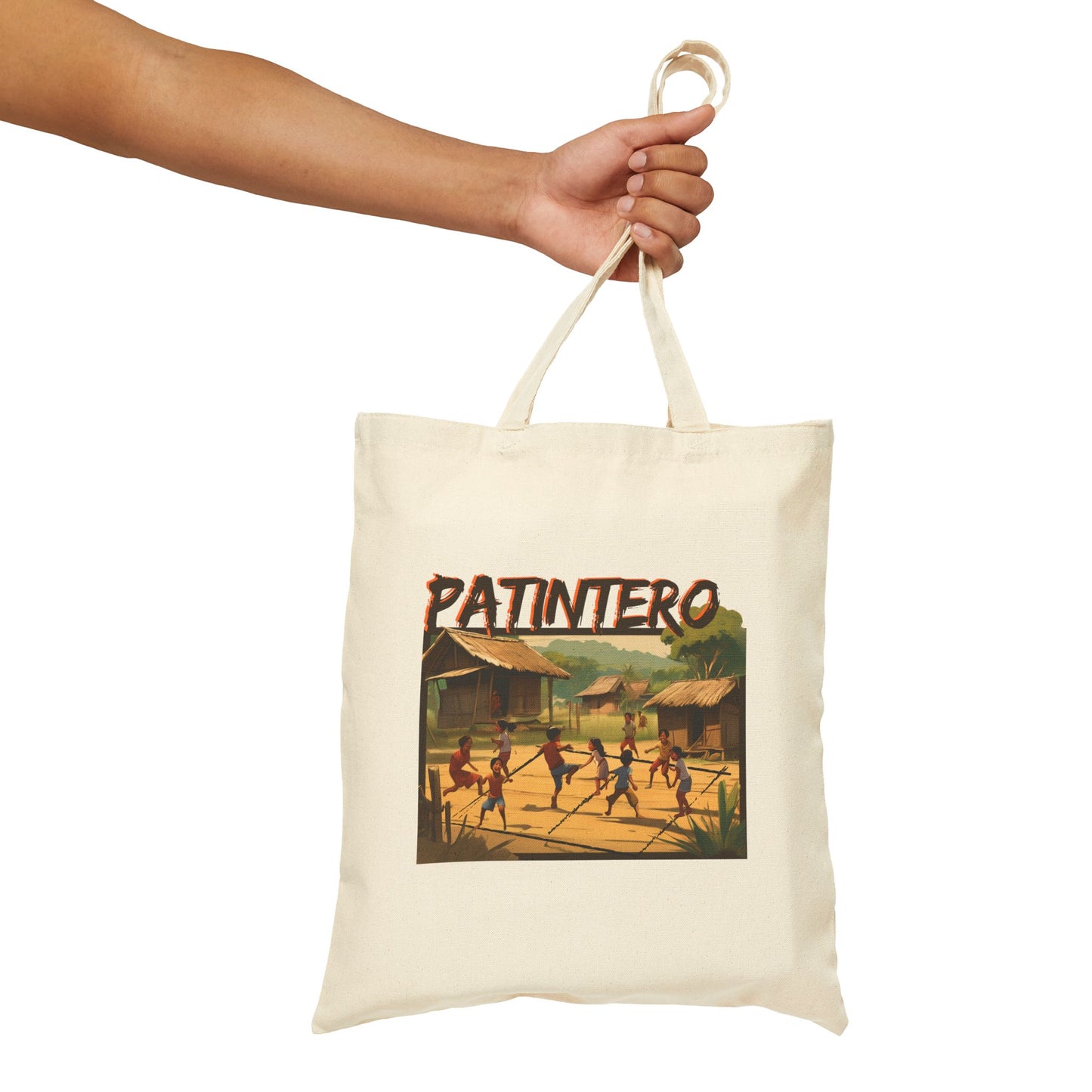 Patintero- Cotton Canvas Tote Bag