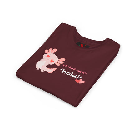 Axolotl 'Hola' - Unisex Kids Shirt