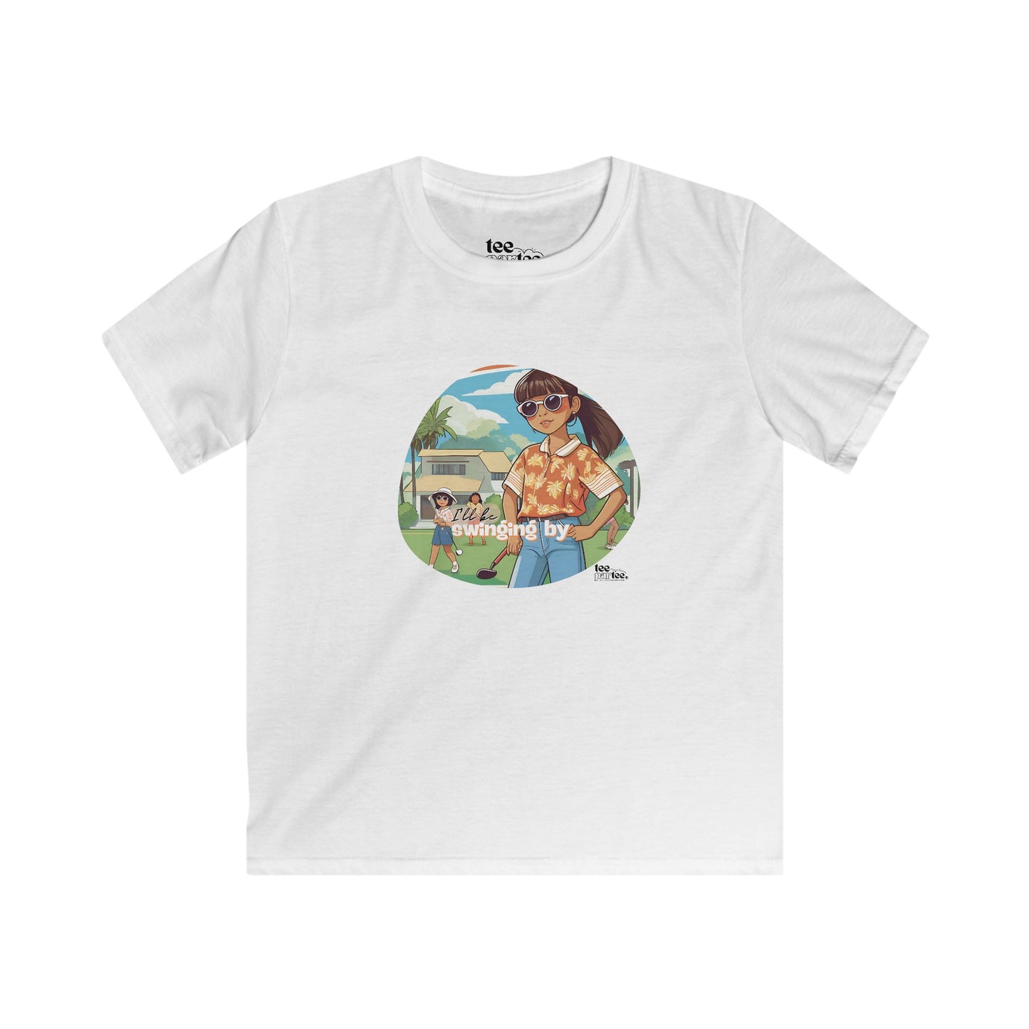 Swinging by- Girls Cotton Shirt