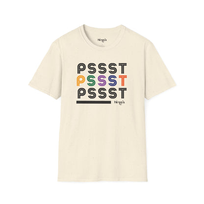 Pssst! (Text)- Unisex Softstyle T-Shirt