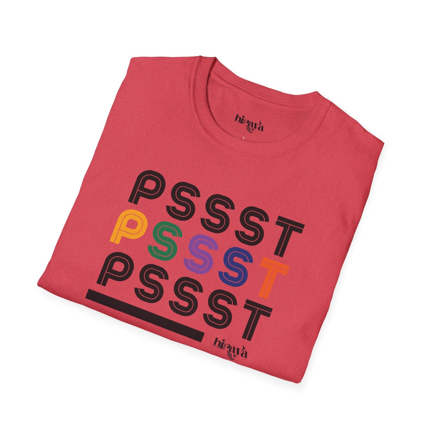 Pssst! (Text)- Unisex Softstyle T-Shirt