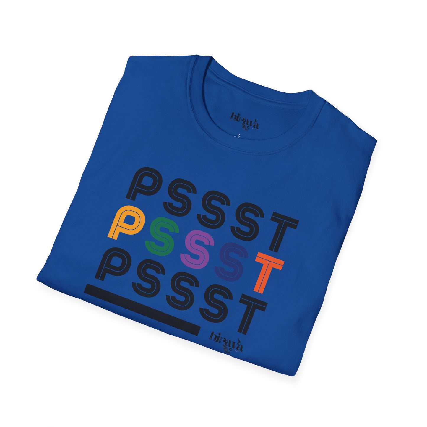 Pssst! (Text)- Unisex Softstyle T-Shirt