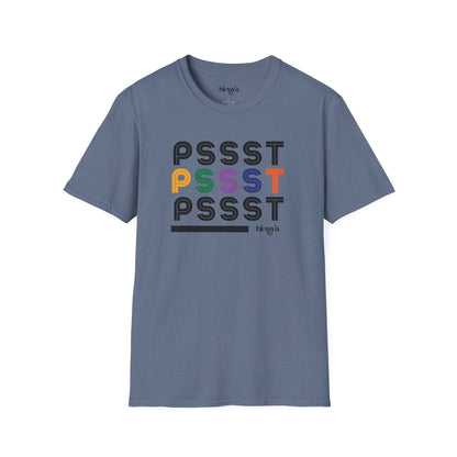 Pssst! (Text)- Unisex Softstyle T-Shirt